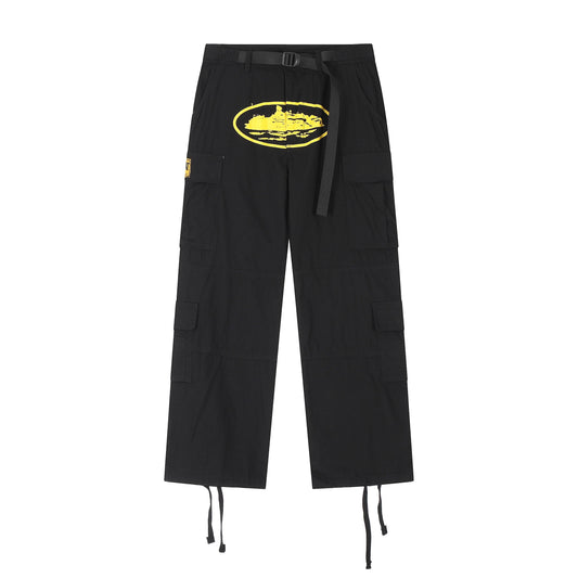 Pantalon cargo jaune Alcatraz