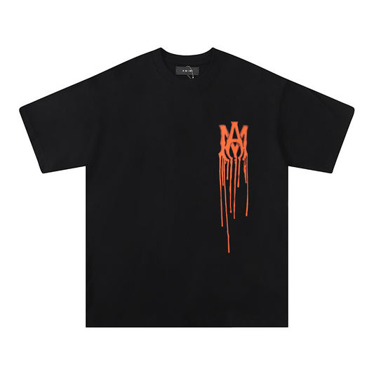 T-shirt noir Amr Paint Drip AM