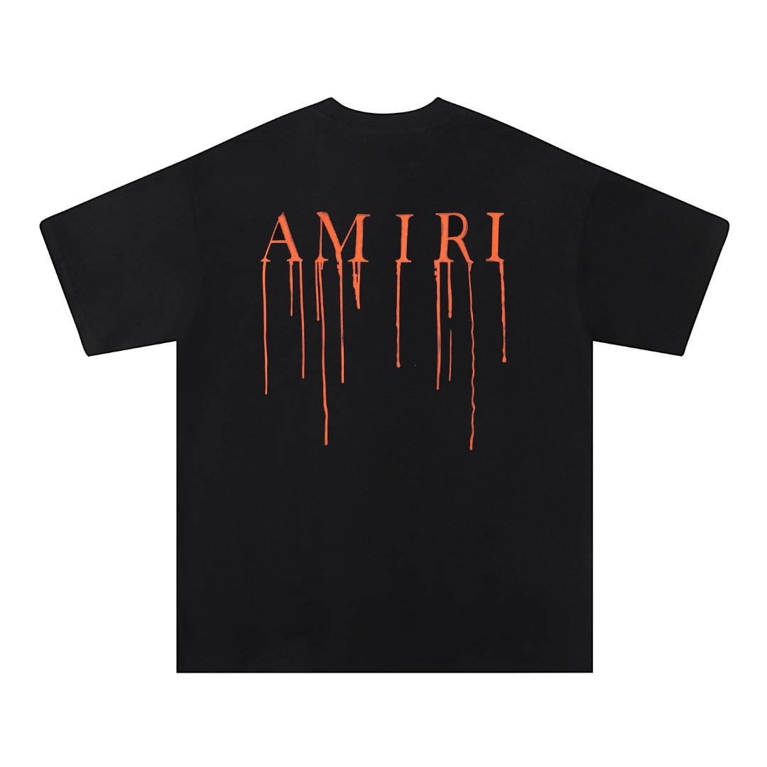 T-shirt noir Amr Paint Drip AM
