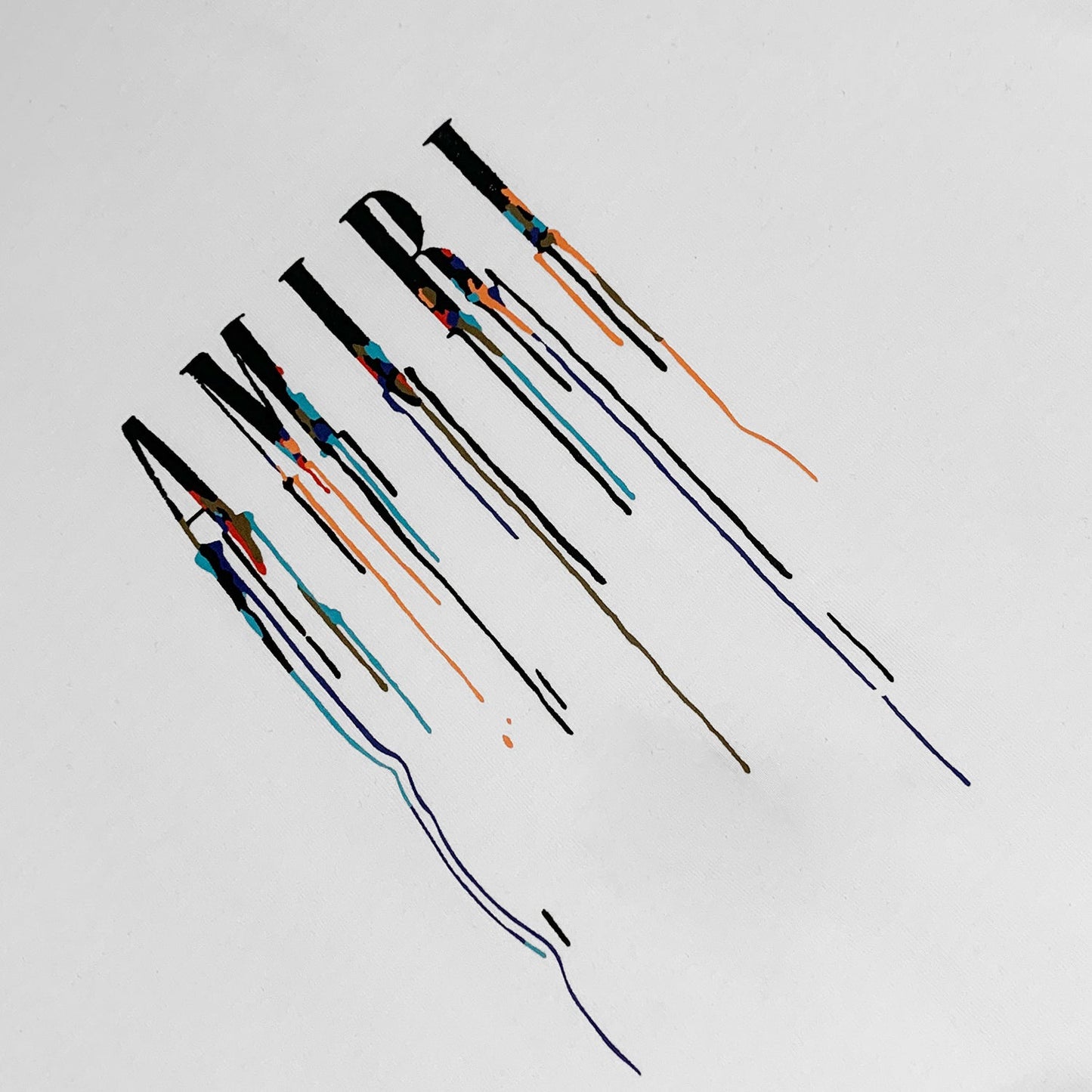 T-shirt Amr Paint Drip