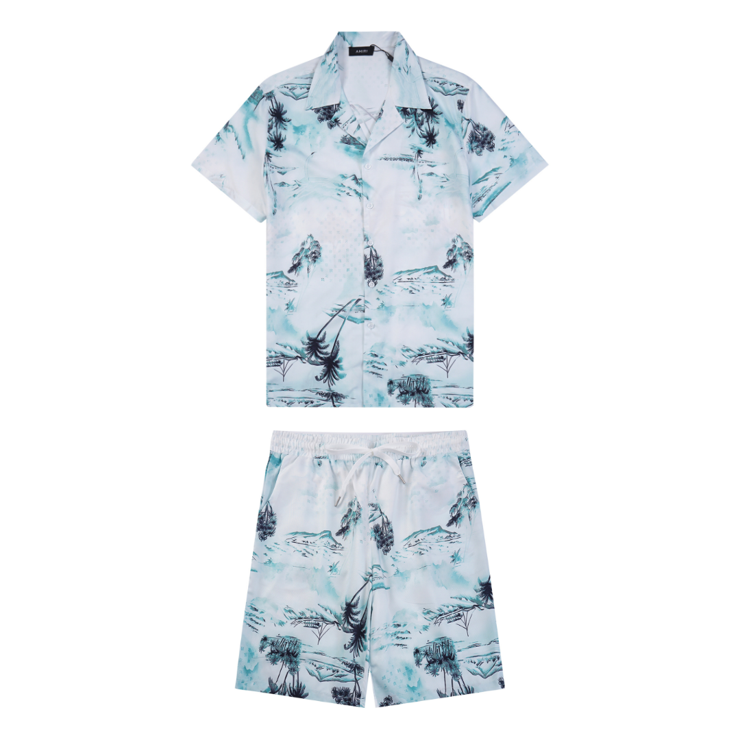 Ensemble short Amr Palm Logo