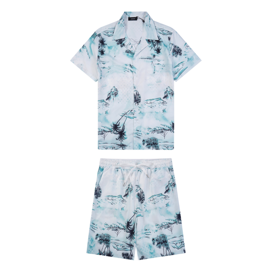 Ensemble short Amr Palm Logo