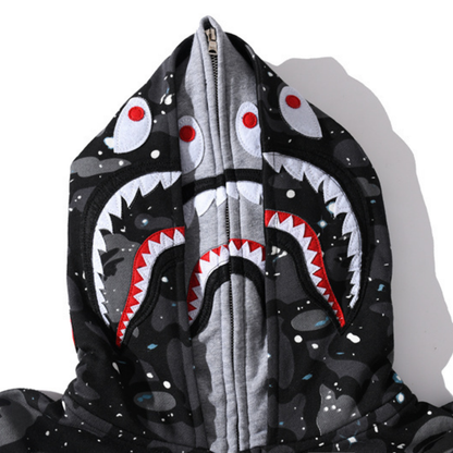 Sweat à capuche zippé Bape