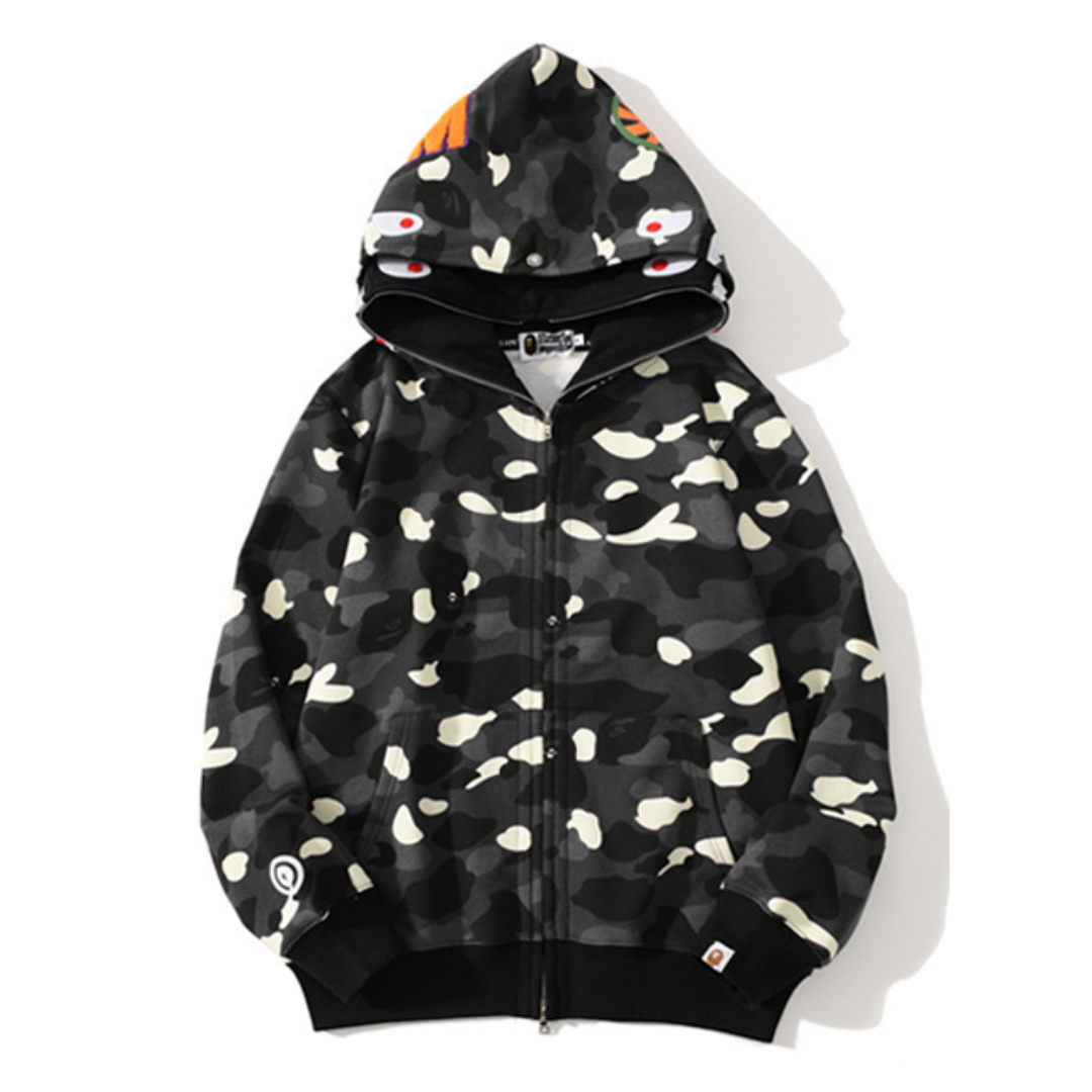 Sweat à capuche zippé Bape