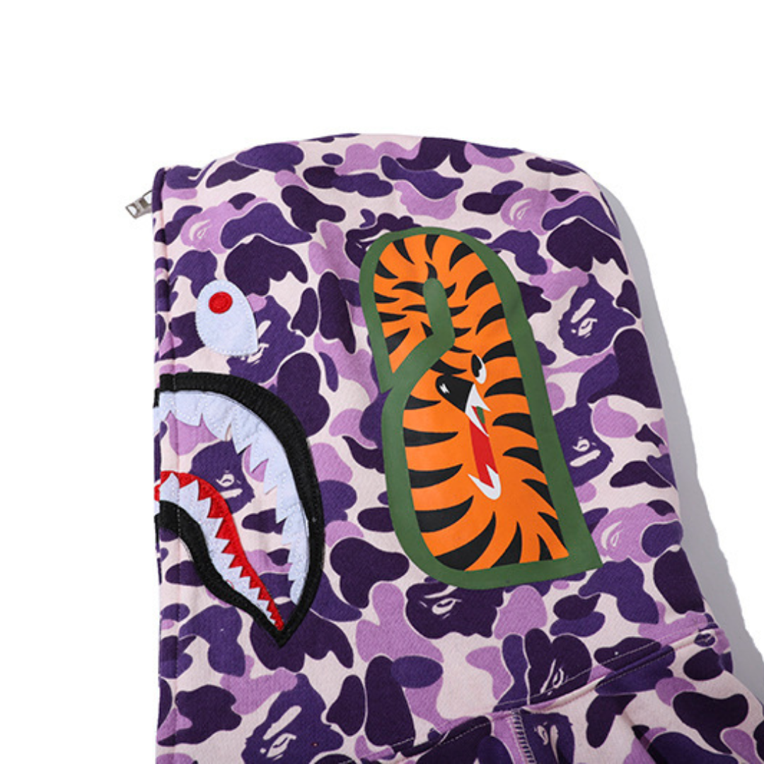 Sweat à capuche zippé Bape