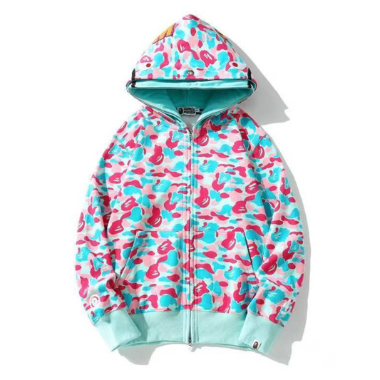 Sweat à capuche zippé Bape