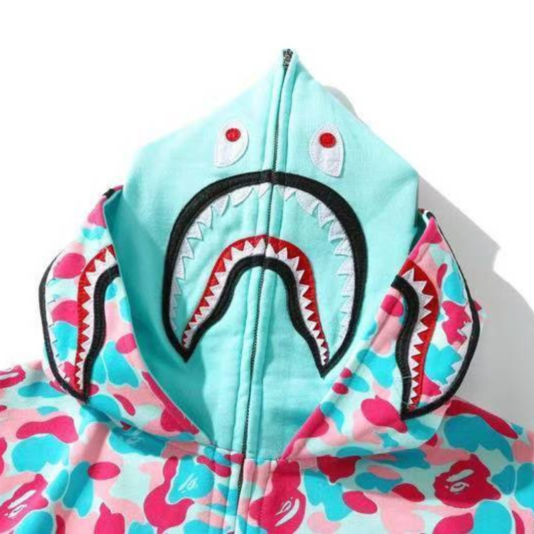 Sweat à capuche zippé Bape