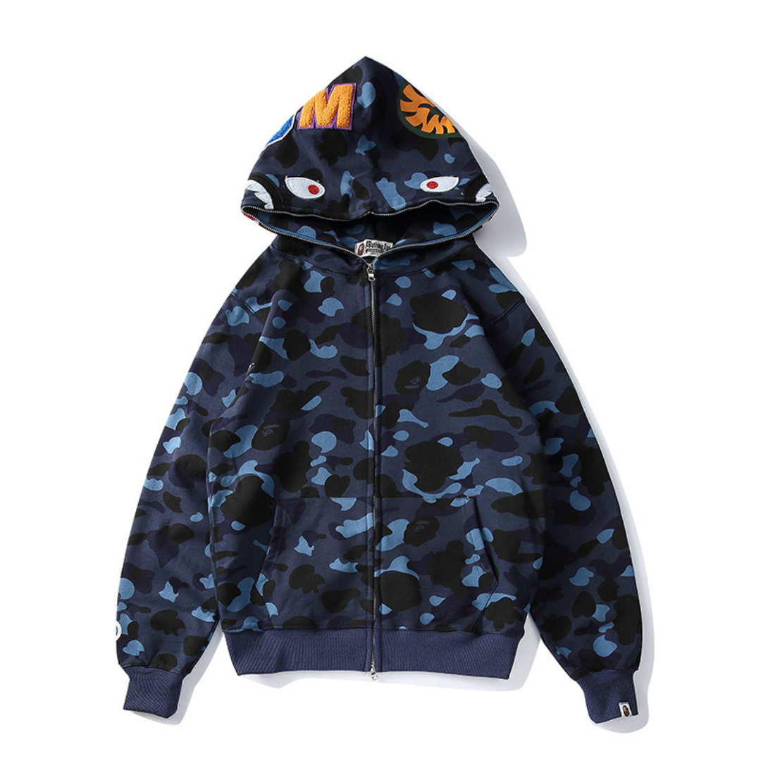 Sweat à capuche zippé Bape
