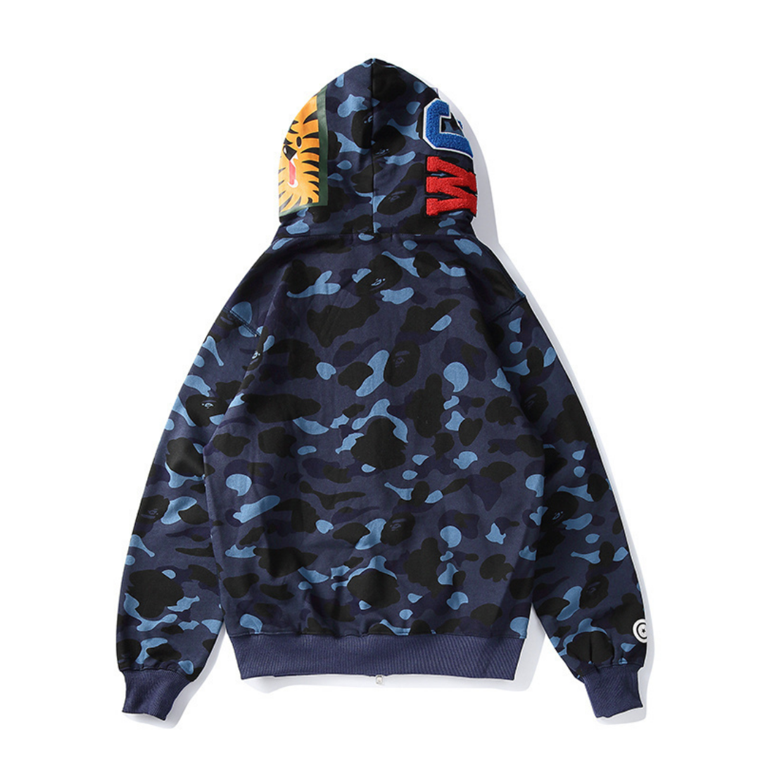 Sweat à capuche zippé Bape