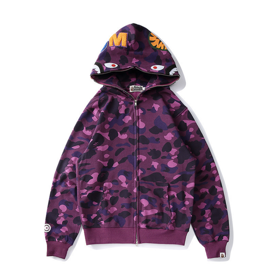 Sweat à capuche zippé Bape