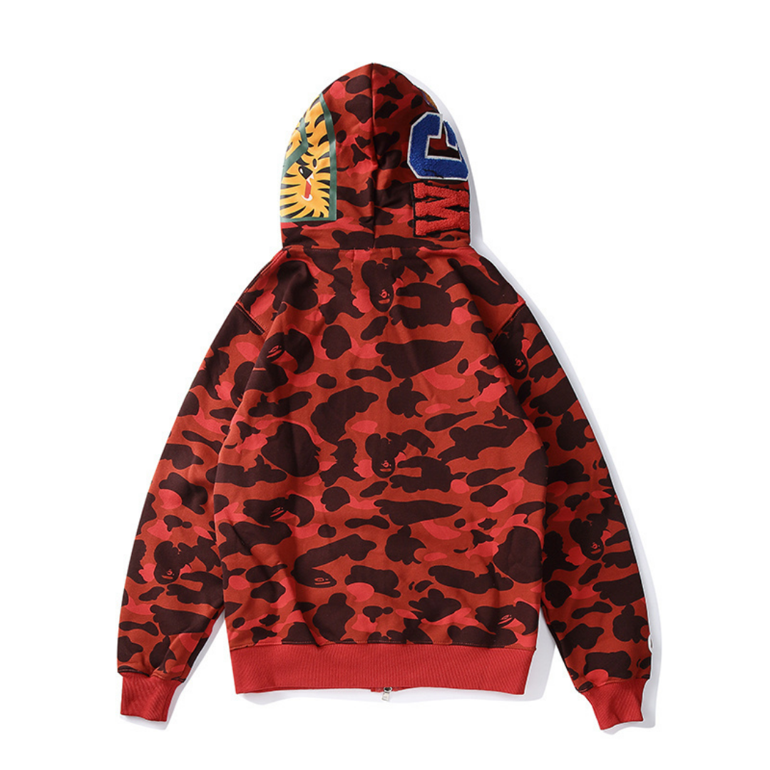 Sweat à capuche zippé Bape