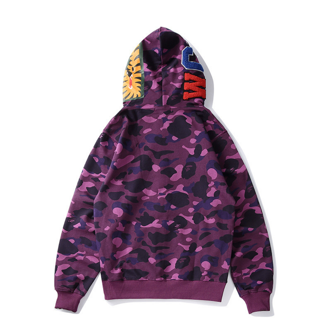 Sweat à capuche zippé Bape