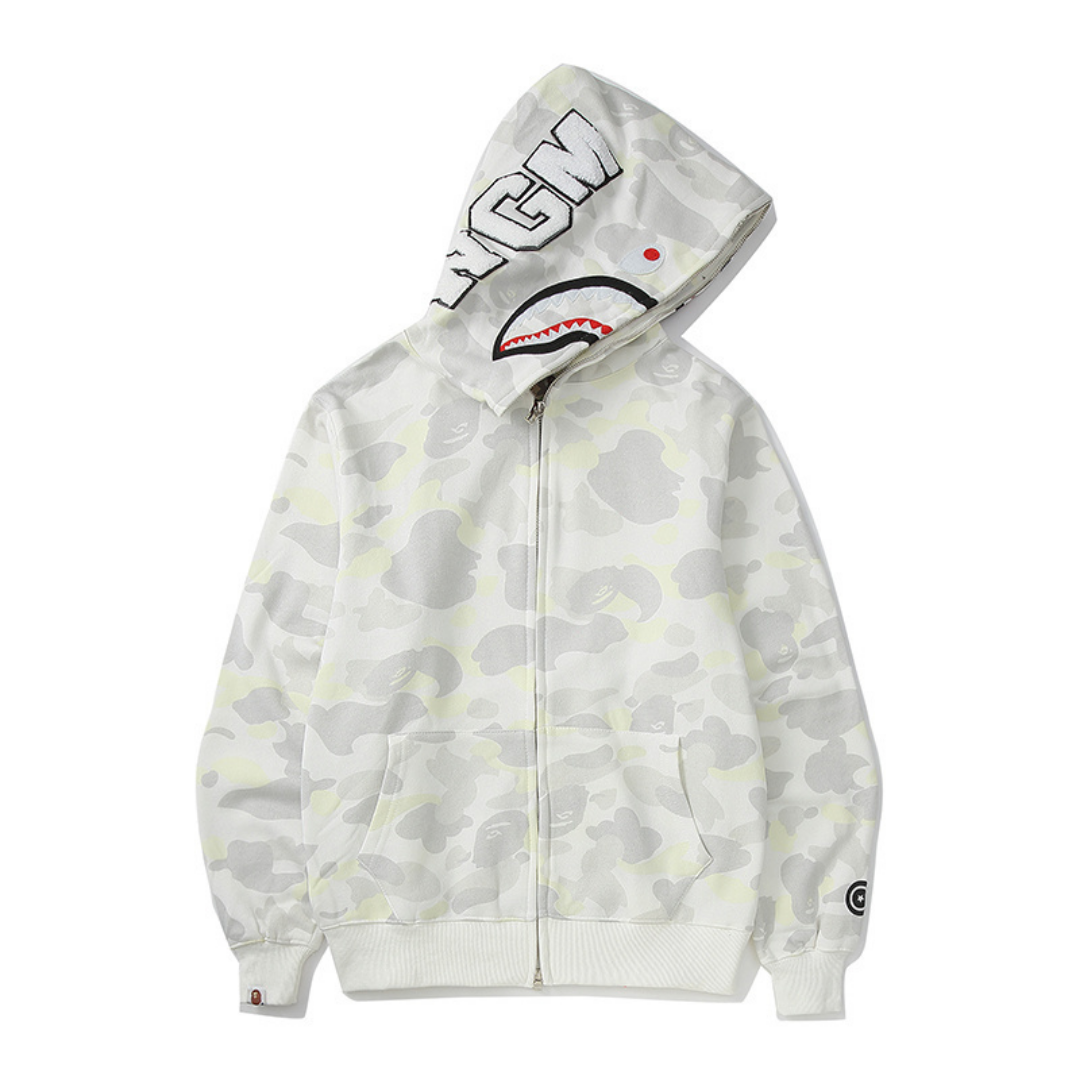 Sweat à capuche zippé Bape