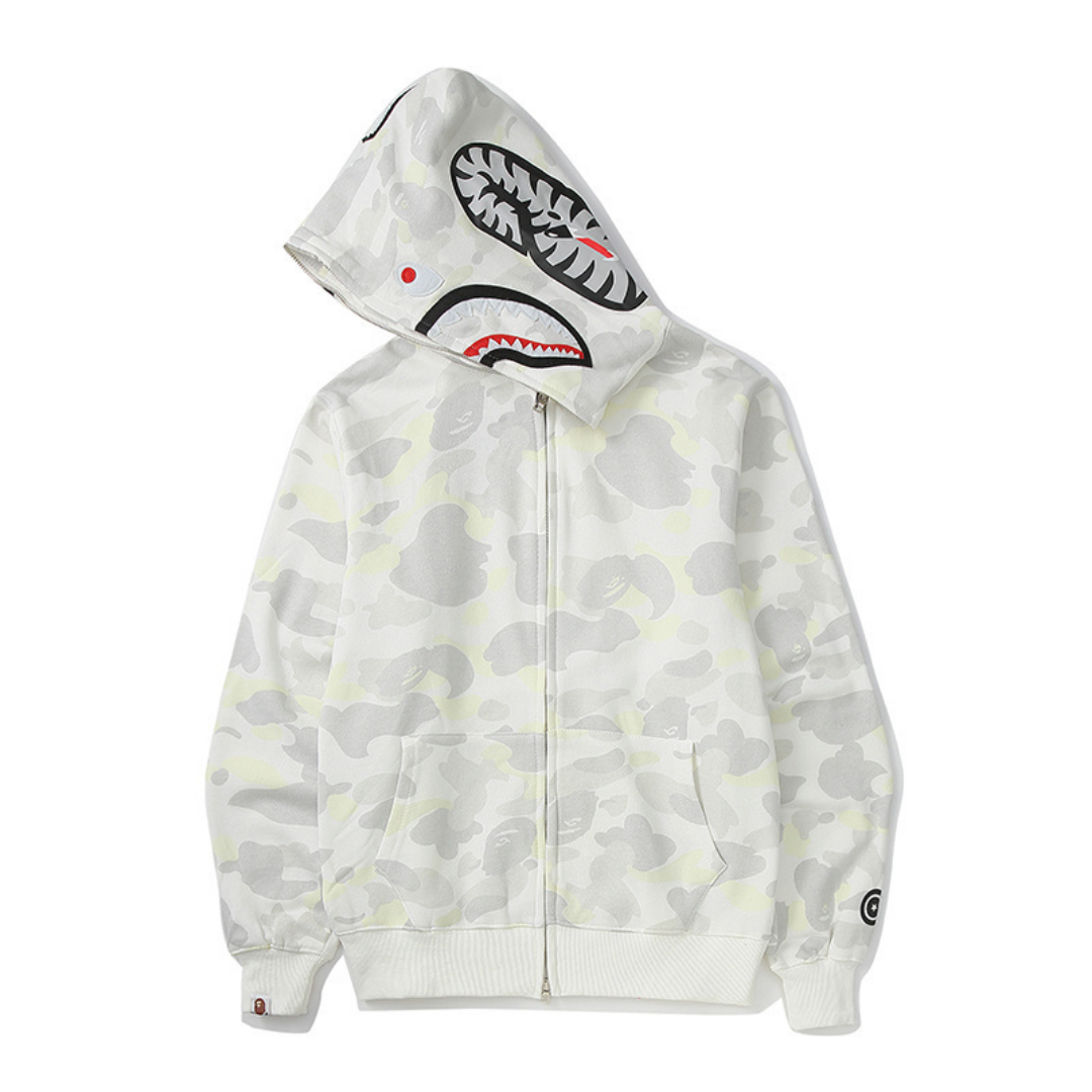 Sweat à capuche zippé Bape