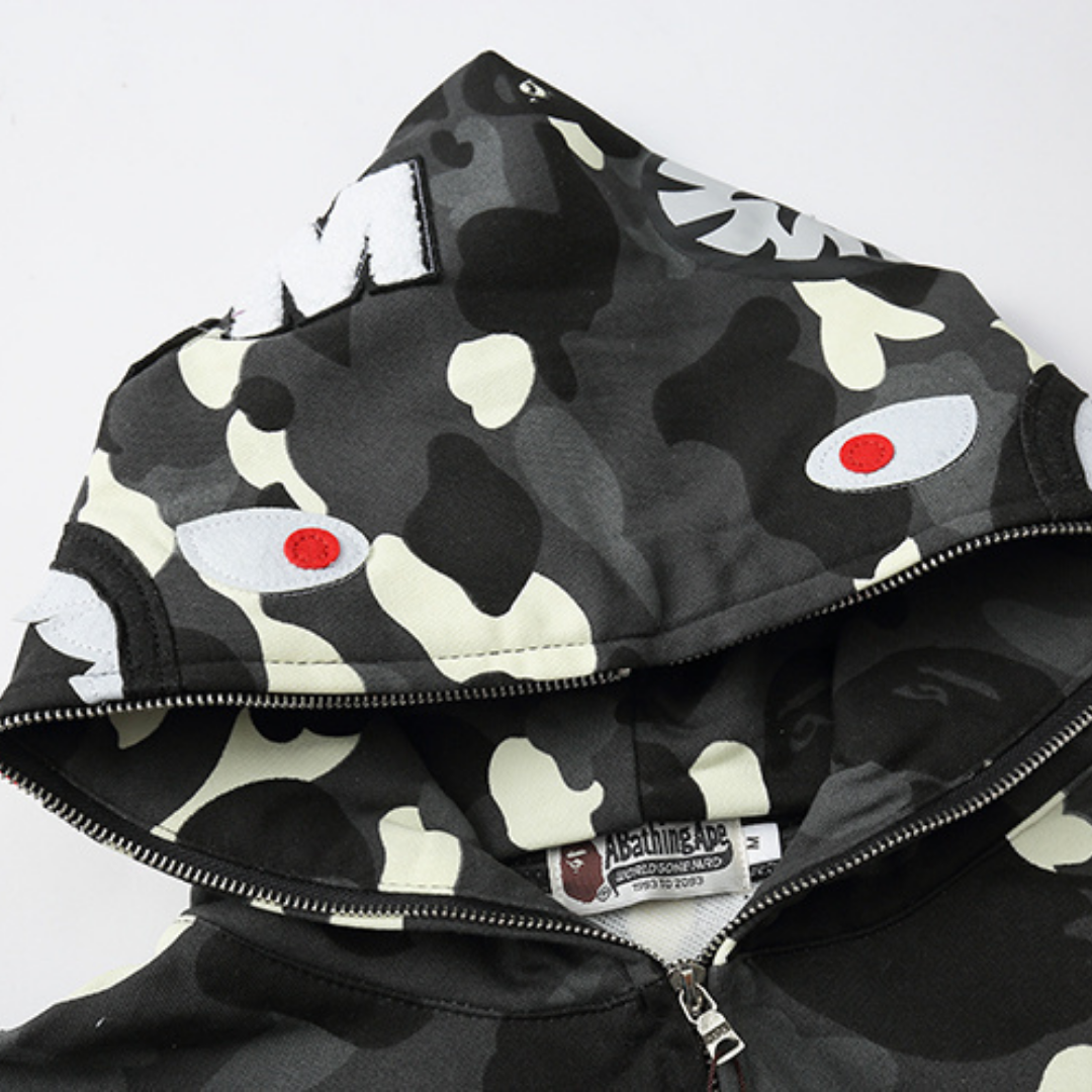 Sweat à capuche zippé Bape