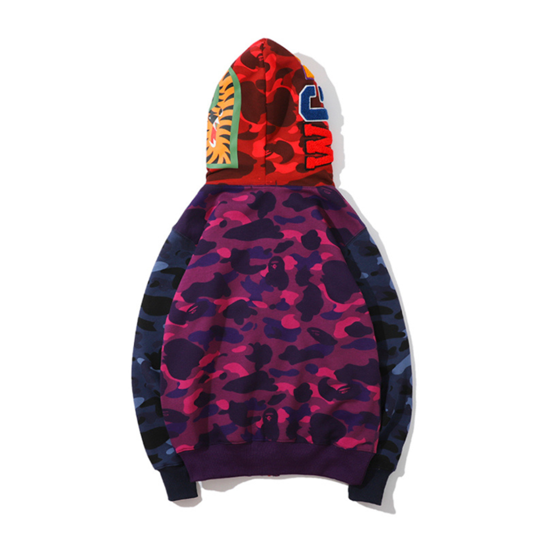 Sweat à capuche zippé Bape