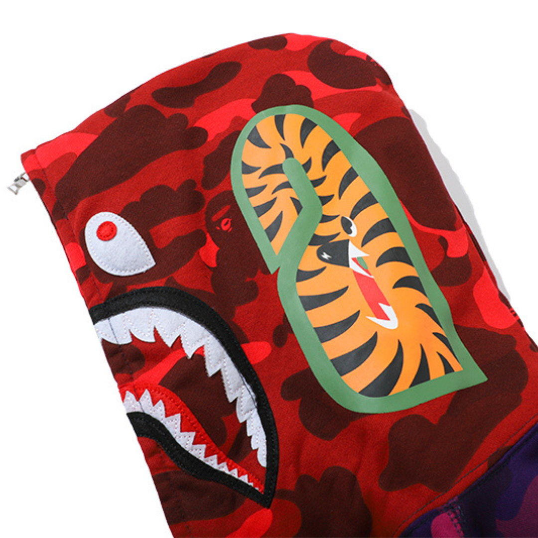 Sweat à capuche zippé Bape