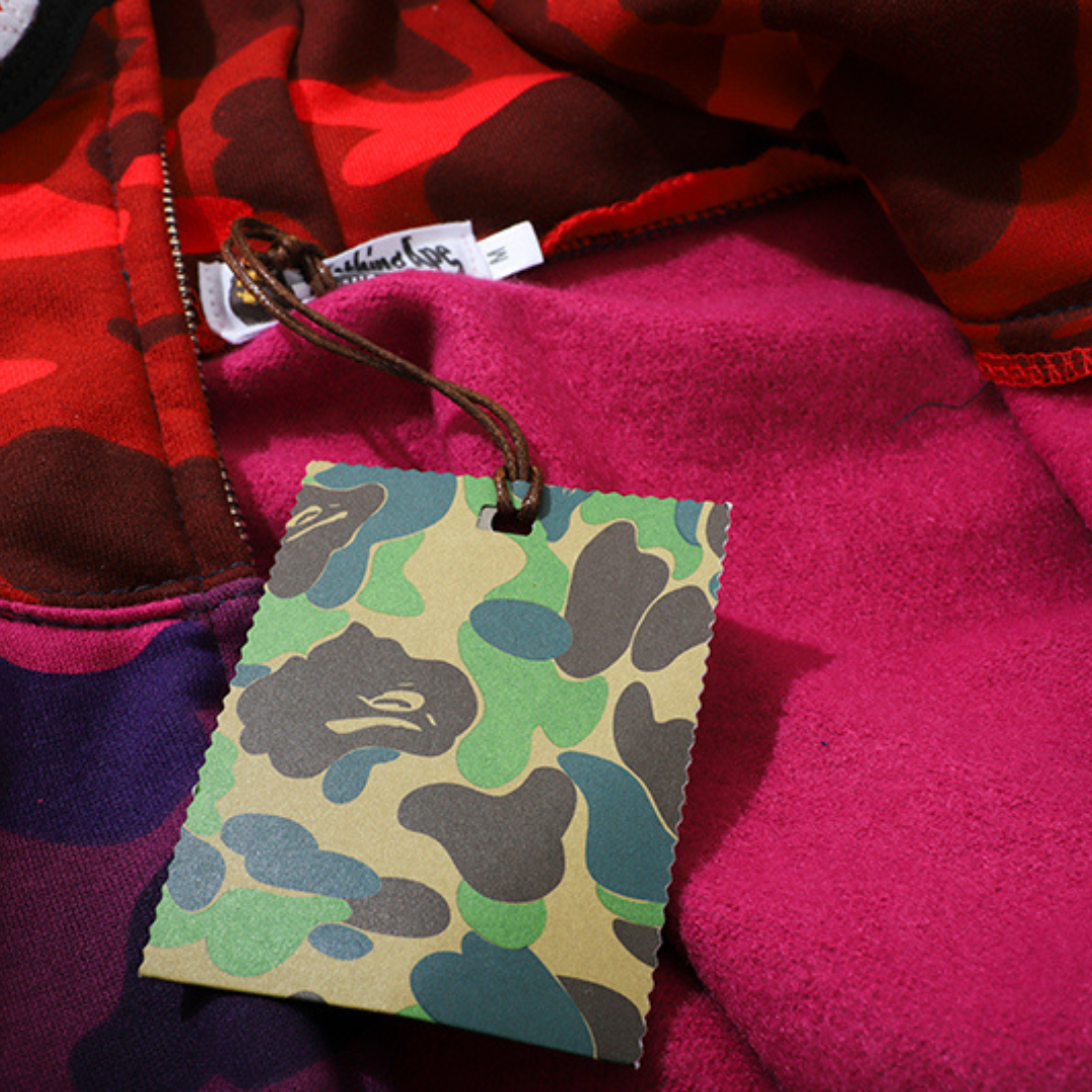 Sweat à capuche zippé Bape