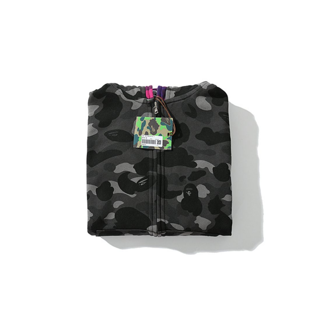 Sweat à capuche zippé Bape