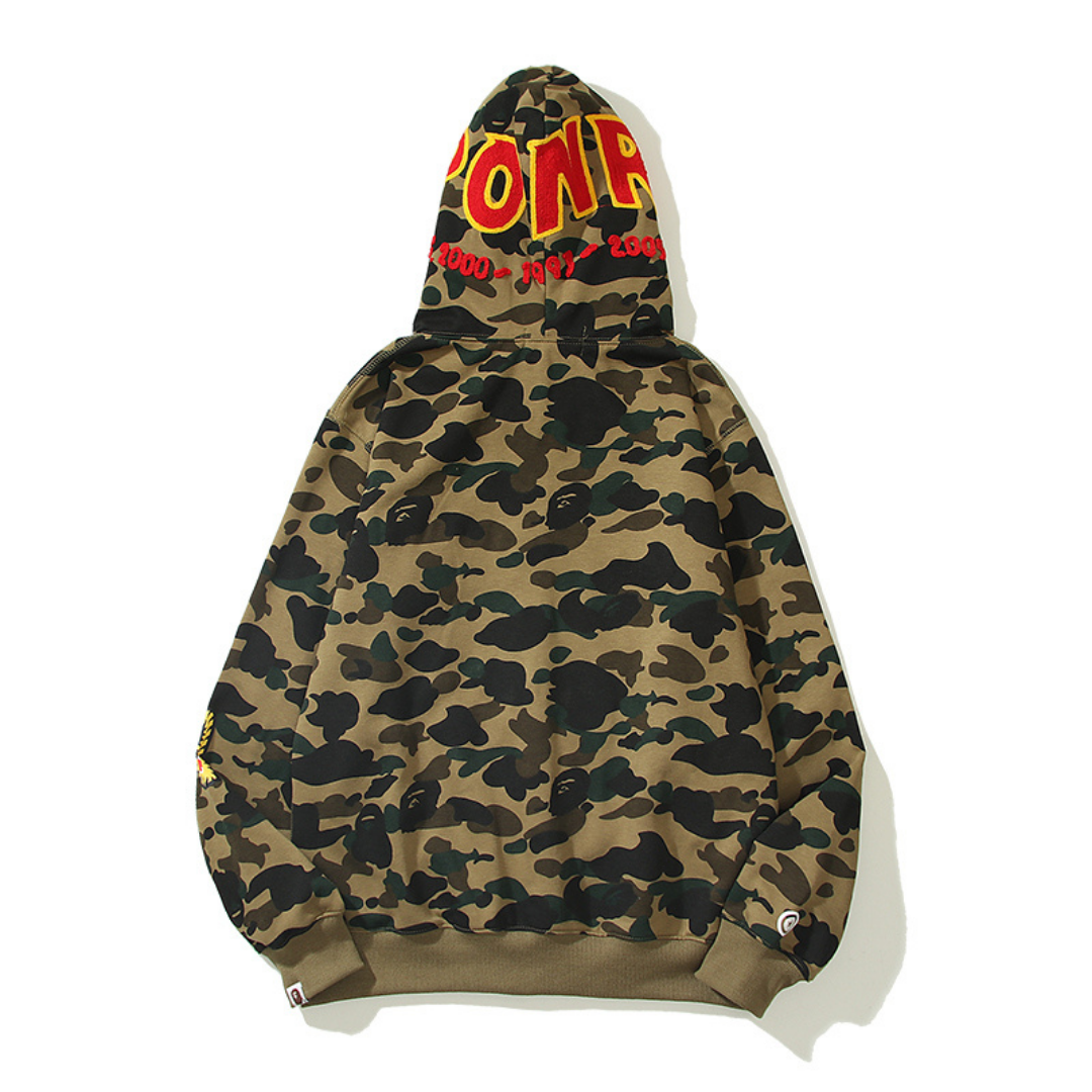 Sweat à capuche zippé Bape