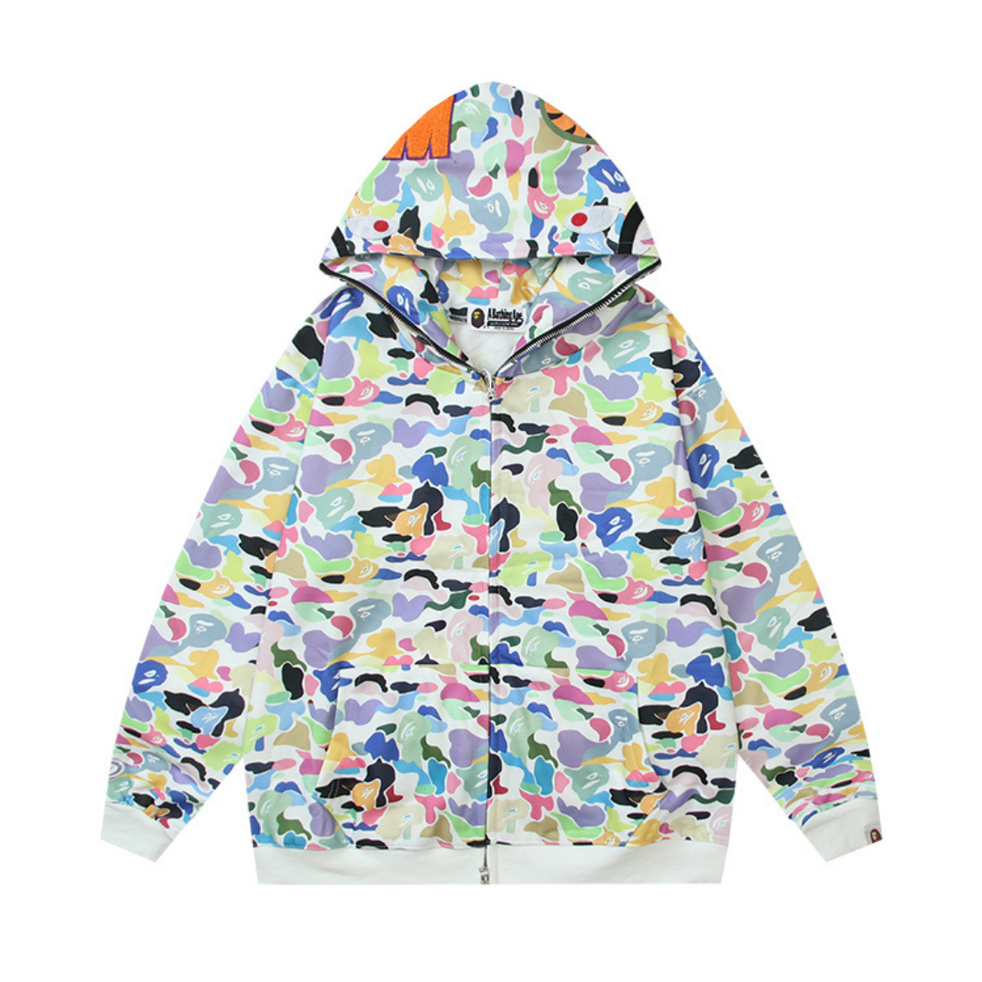 Sweat à capuche zippé Bape