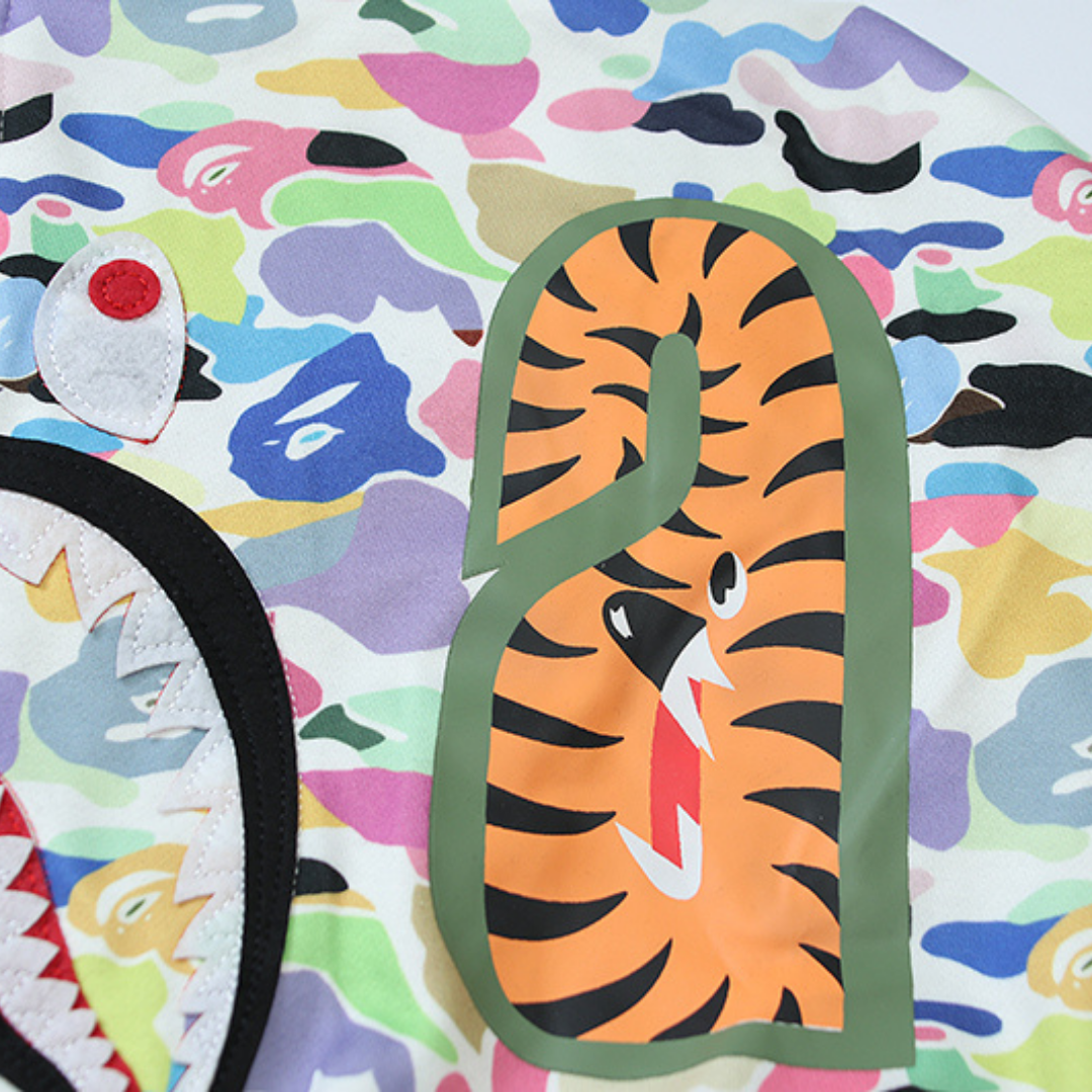 Sweat à capuche zippé Bape