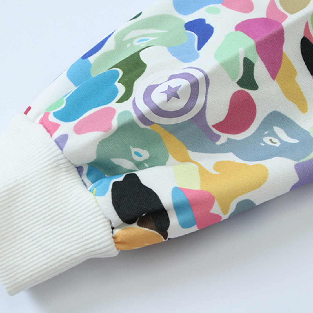 Sweat à capuche zippé Bape