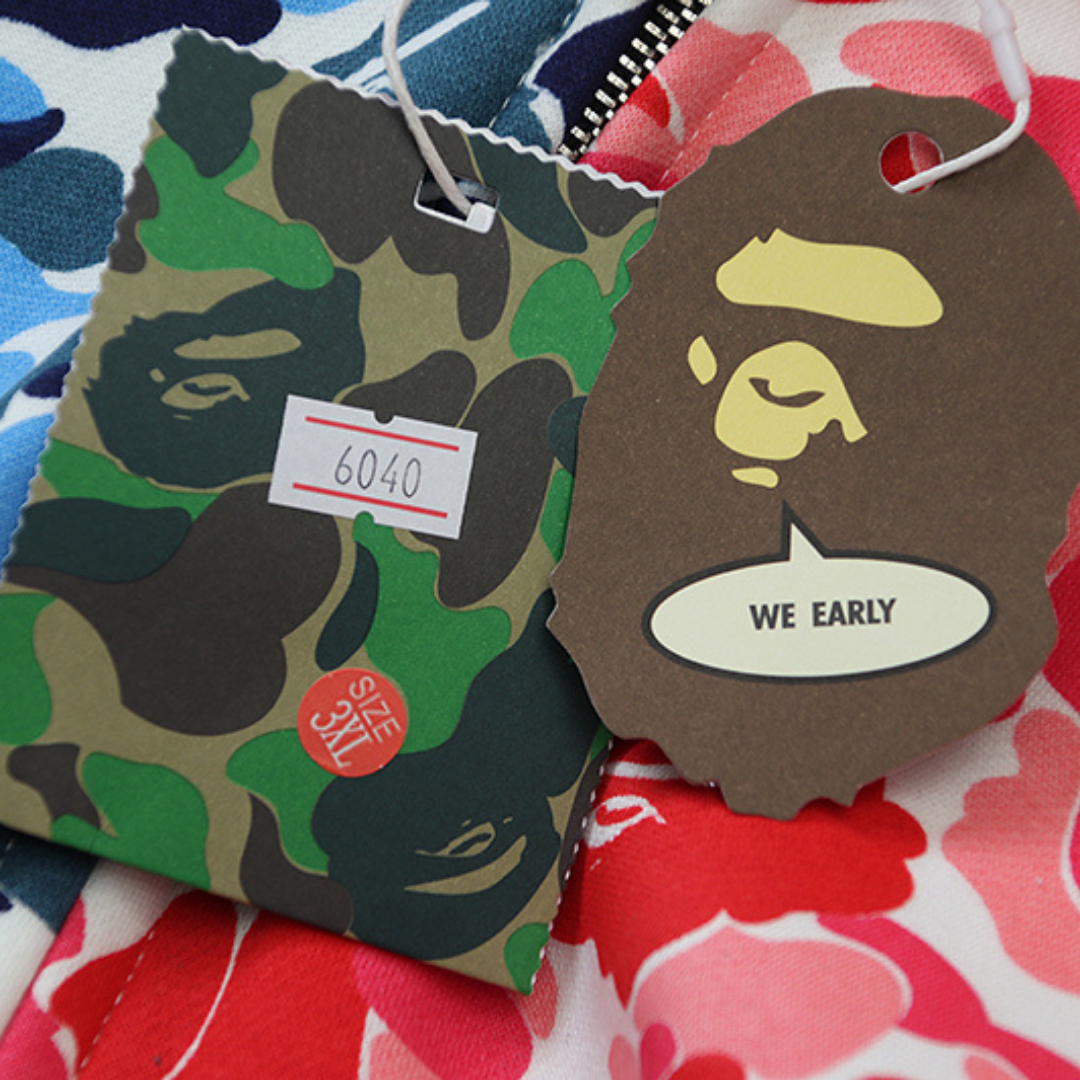 Sweat à capuche zippé Bape