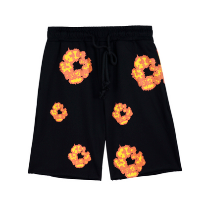 Short en jean noir TRS