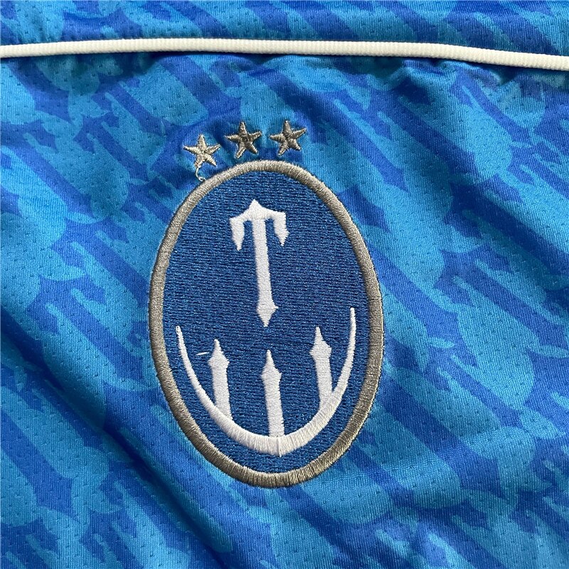 T-shirt bleu dégradé