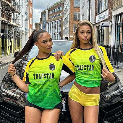 T-shirt Irongate dégradé jaune-vert