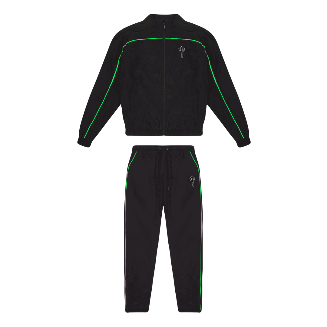 Survêtement Irongate T Shellsuit noir et vert