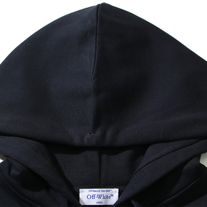 Sweat à capuche zippé Off-W Monogram