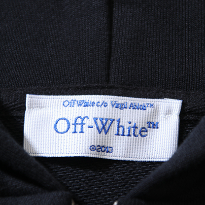 Sweat à capuche zippé Off-W Monogram