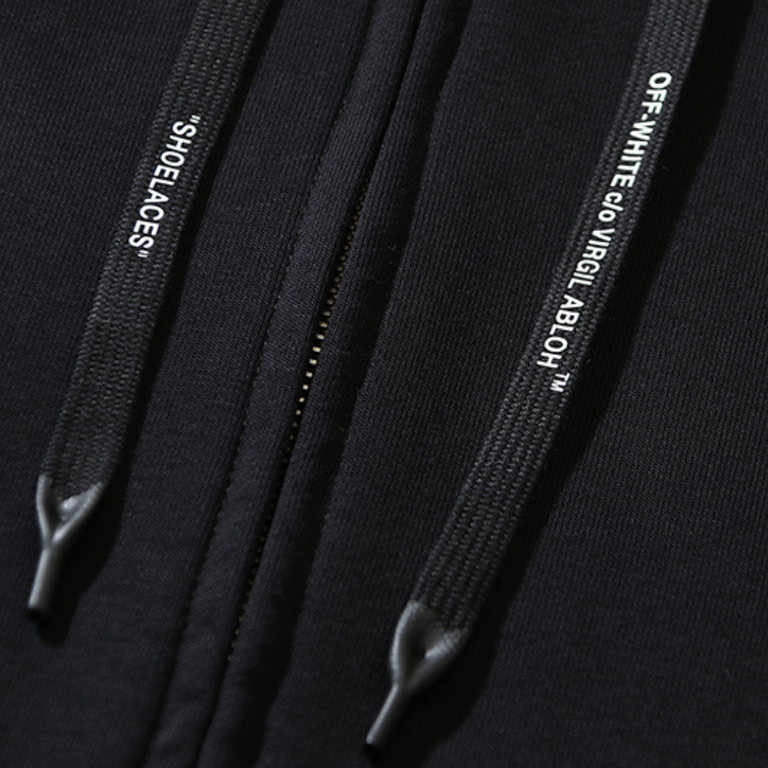 Sweat à capuche zippé Off-W Monogram