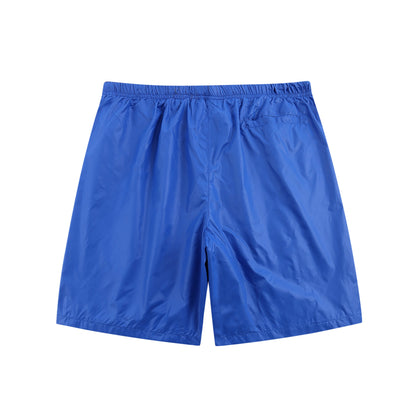 Short de bain bleu palmier