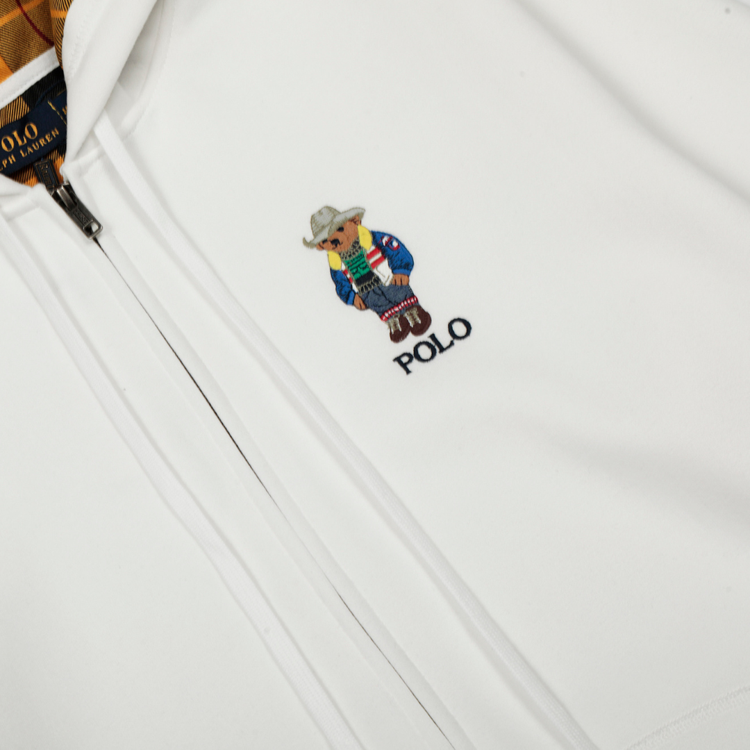 Sweat à capuche zippé Polo Bear