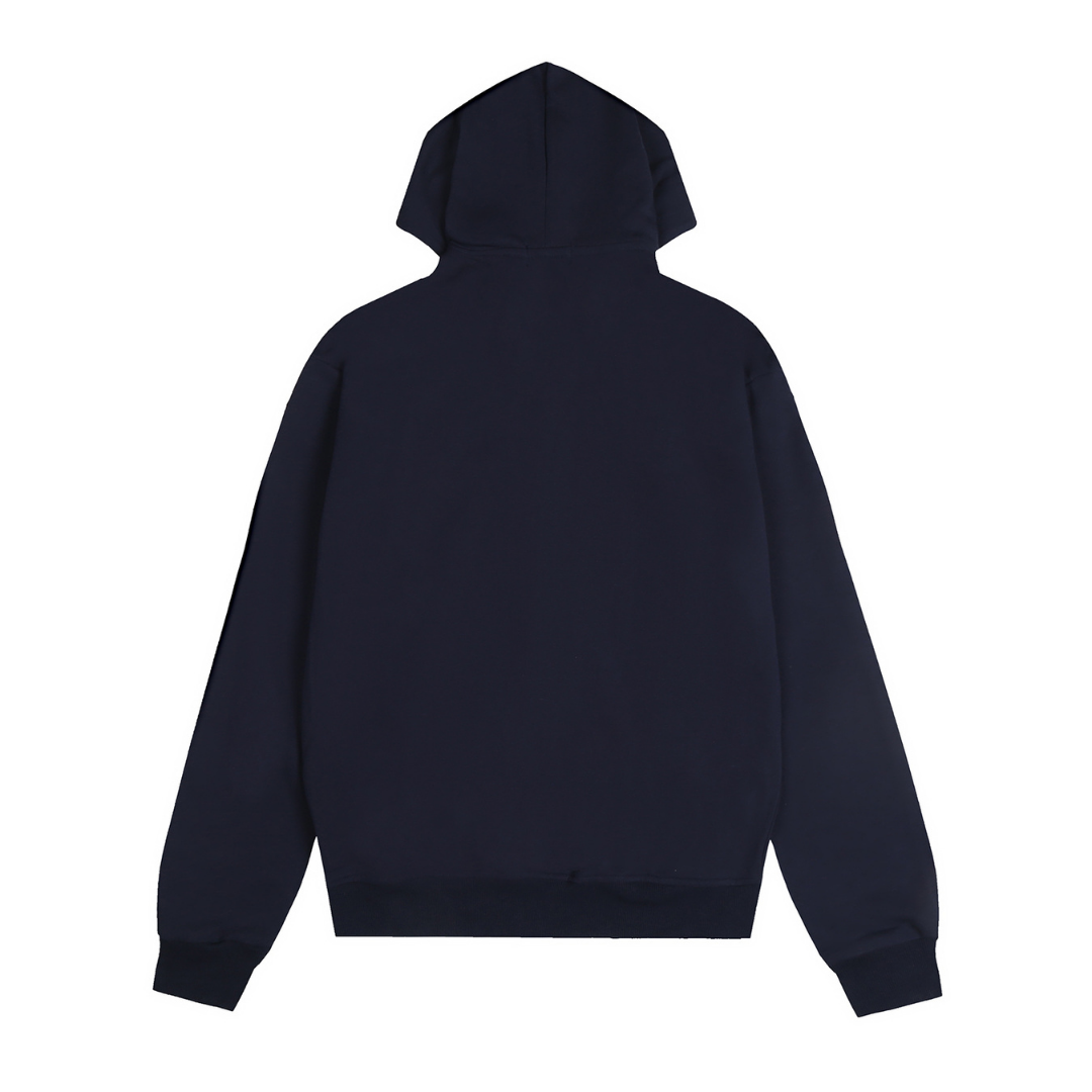 Sweat à capuche zippé Polo Navy