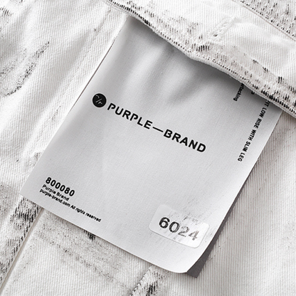 veste en jean violette