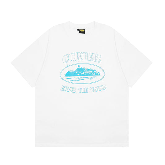 T-shirt Alcatraz bleu ciel