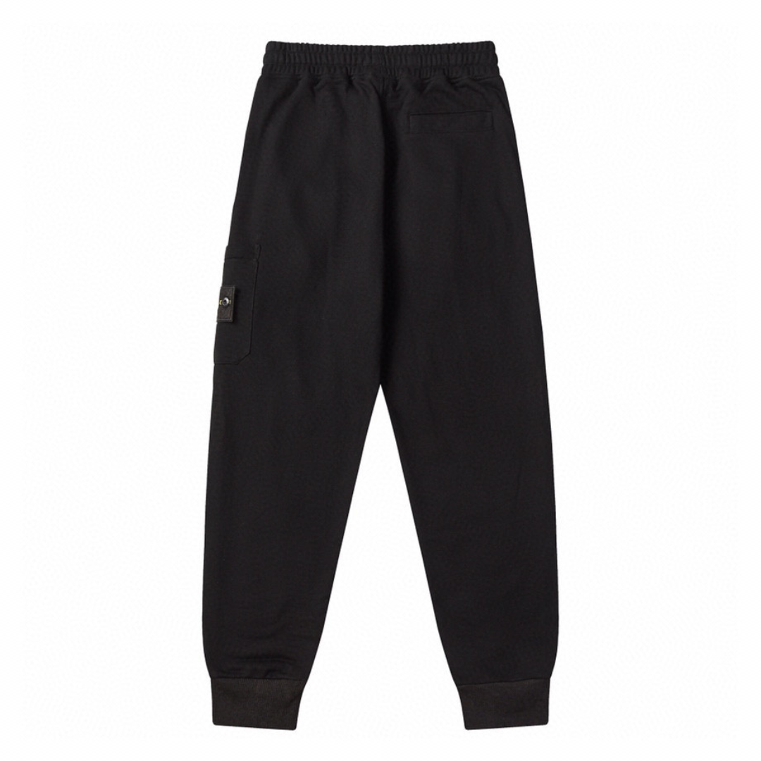 Pantalon à monogramme en pierre