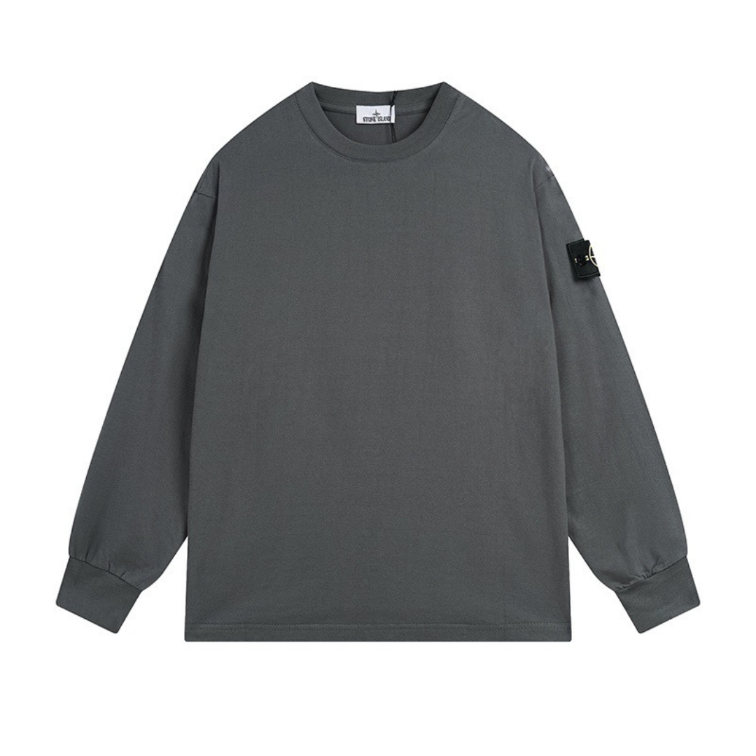 Sweat-shirt à monogramme en pierre