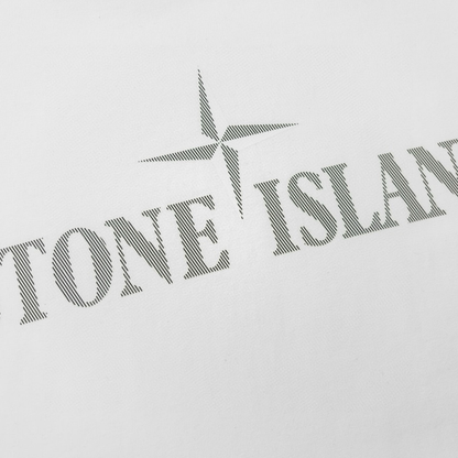 T-shirt à monogramme en pierre