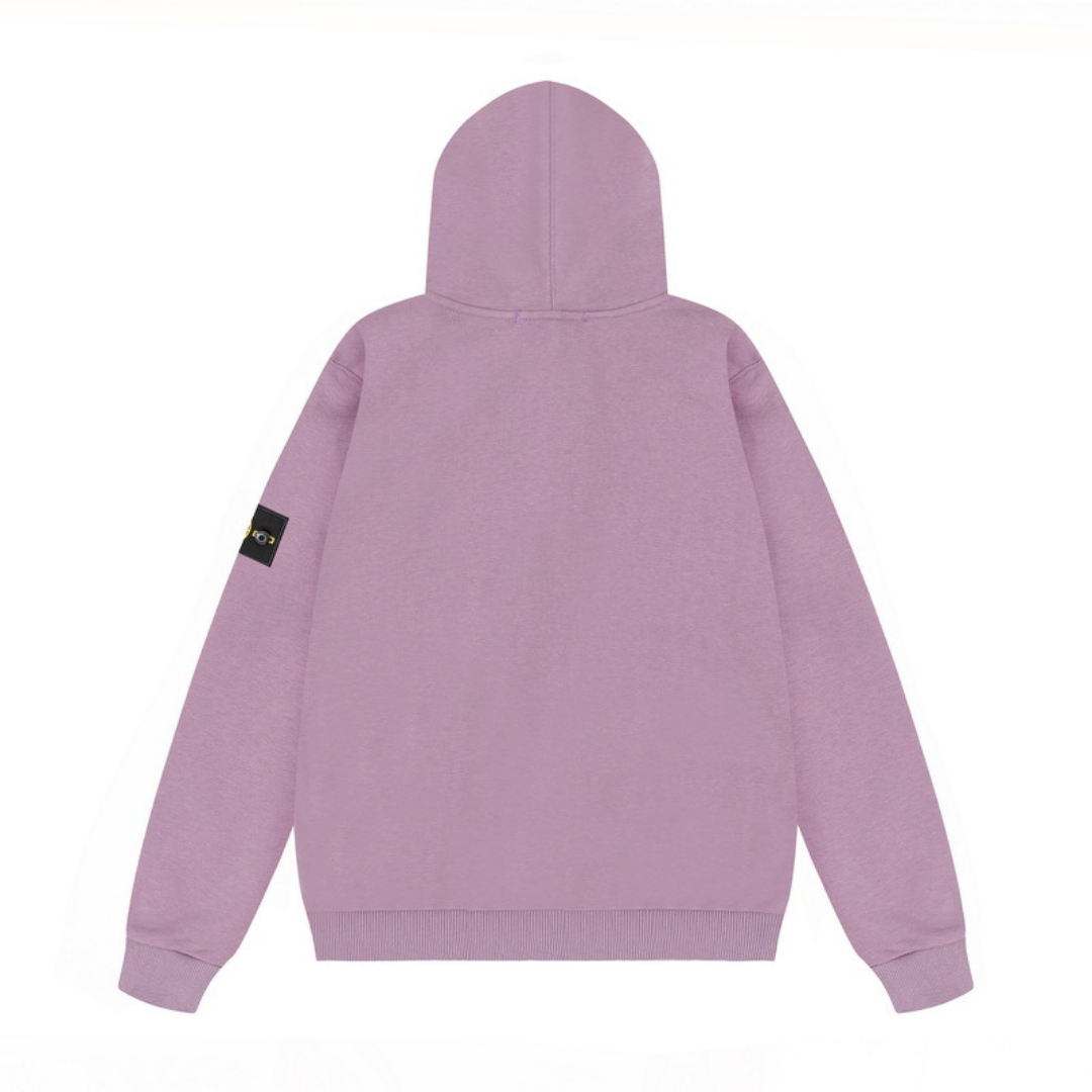 Sweat à capuche zippé Stone Monogram