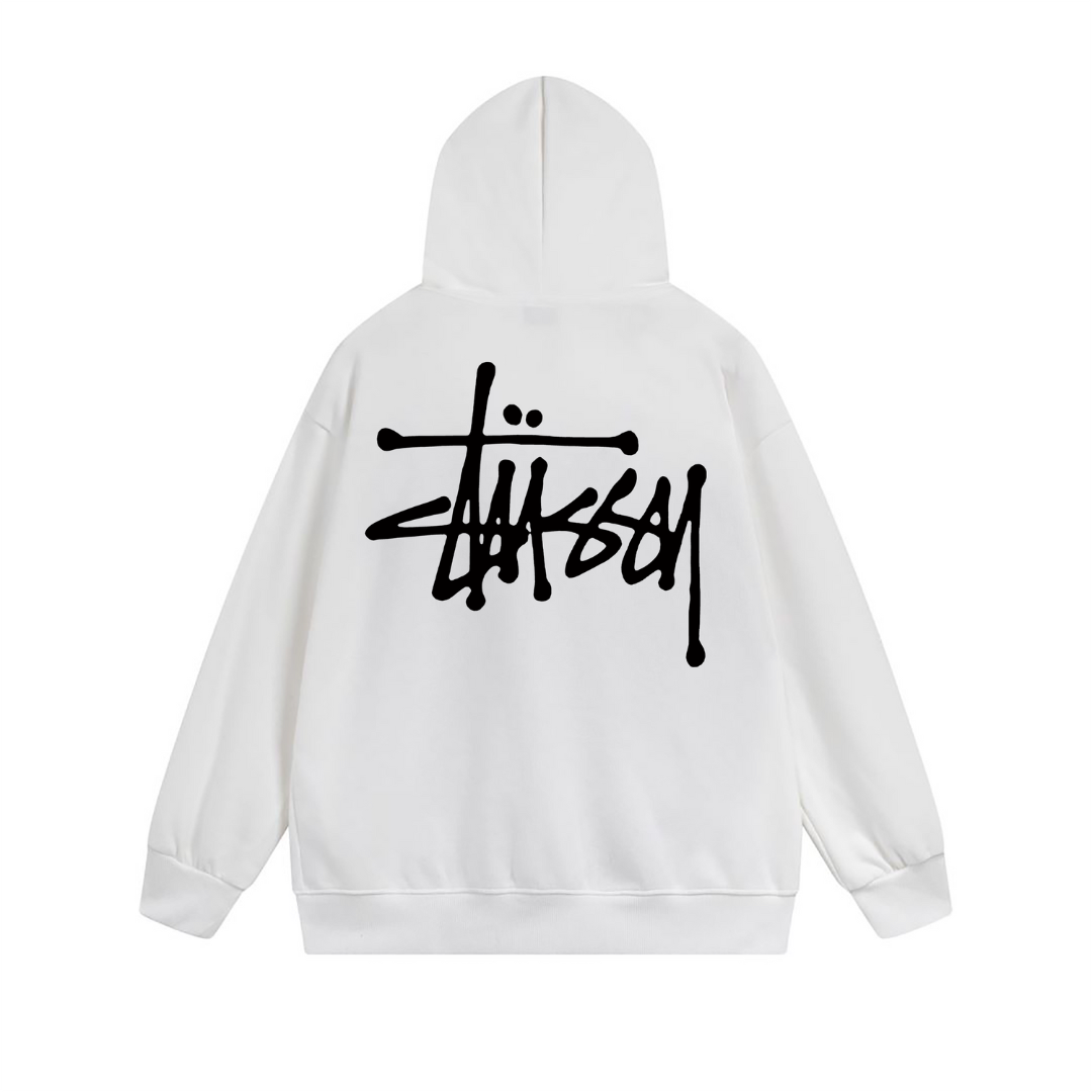 Sweat à capuche zippé Stussy