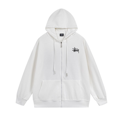 Sweat à capuche zippé Stussy
