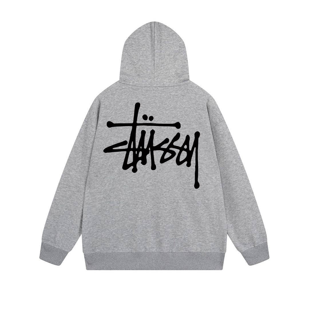 Sweat à capuche zippé Stussy