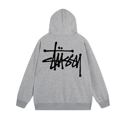 Sweat à capuche zippé Stussy