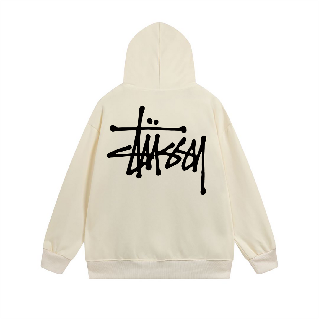 Sweat à capuche zippé Stussy