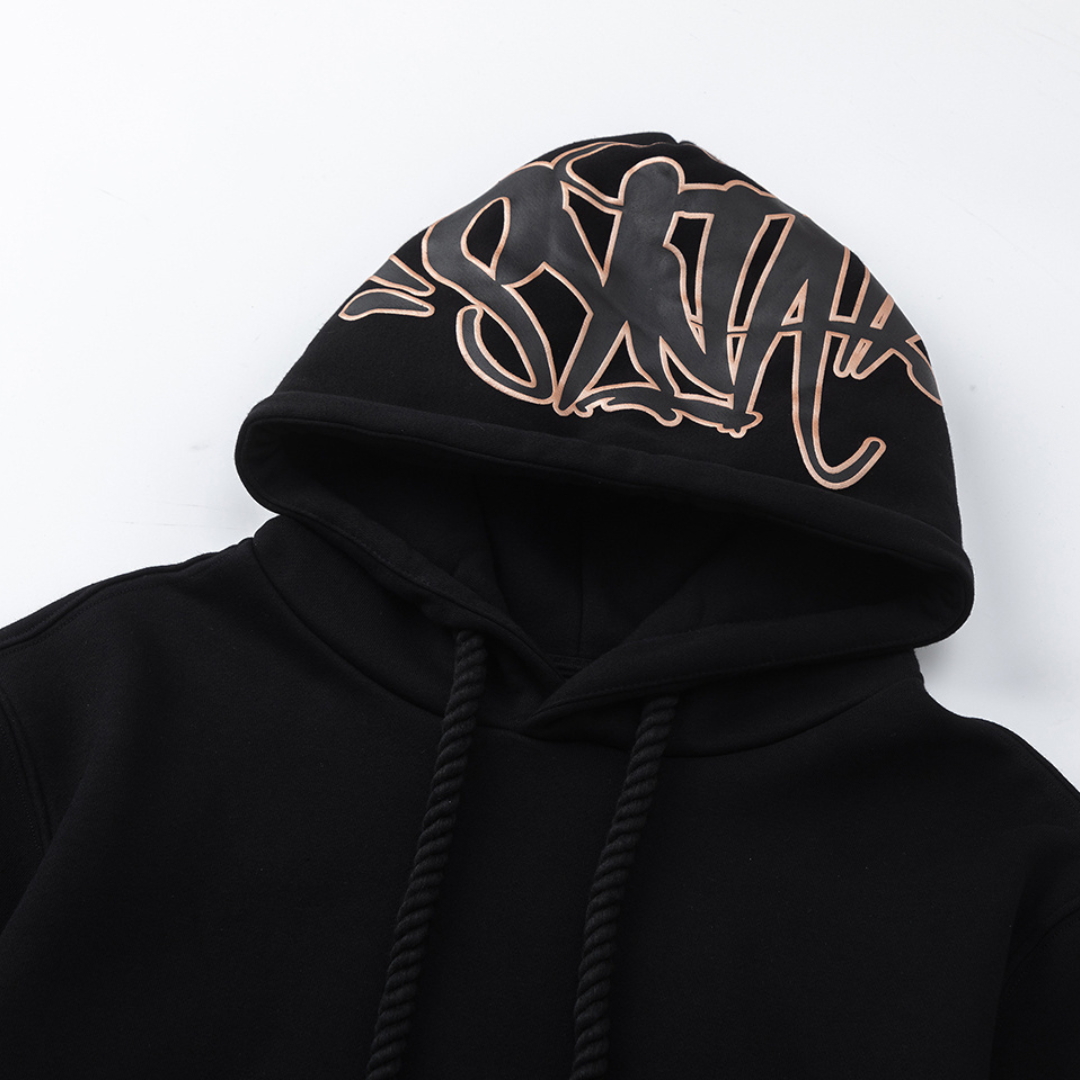 Survêtement Syna noir et rose